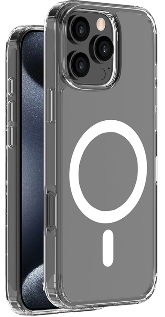 Чехол Deppa Gel Origin (MagSafe) для iPhone 16 Pro Max прозрачный